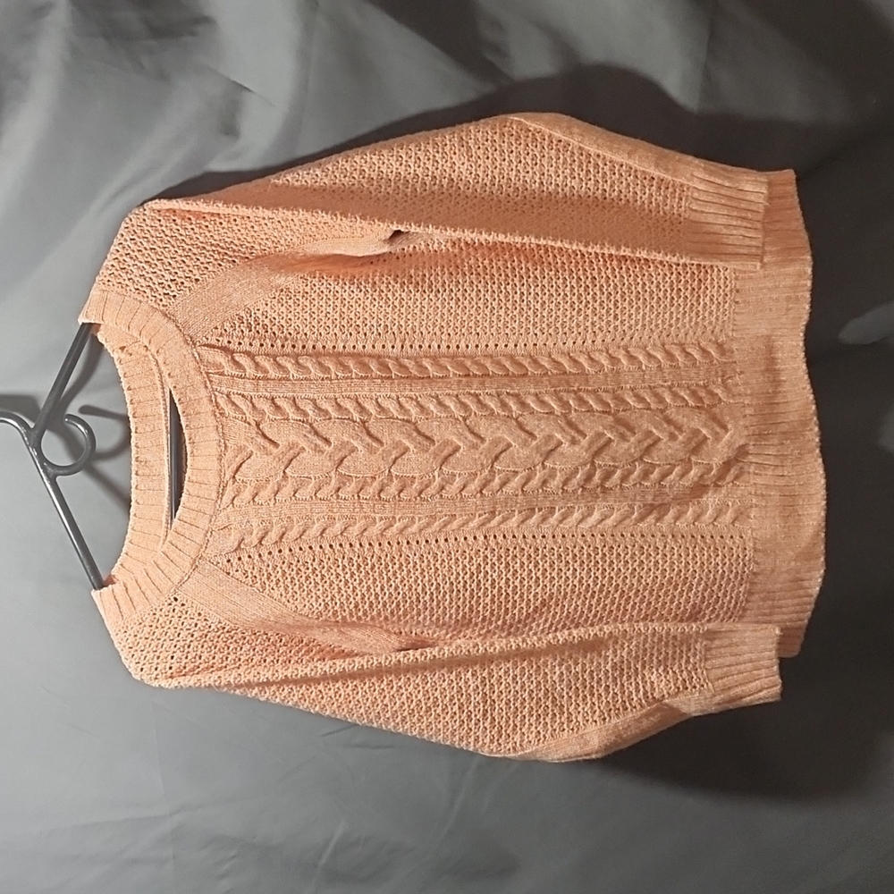 Womens L St. John's Bay Creamsicle Sweater